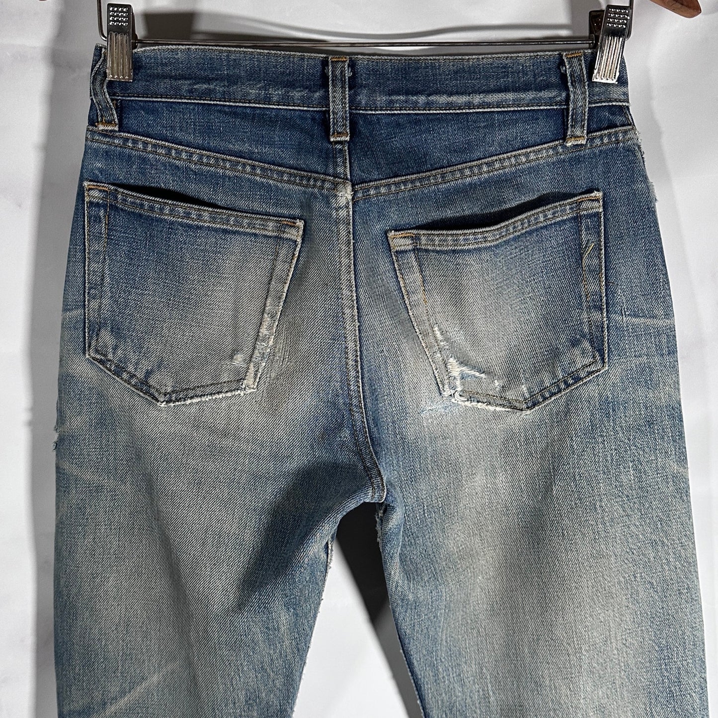 Helmut Lang Thrashed Selvedge Denim Jeans