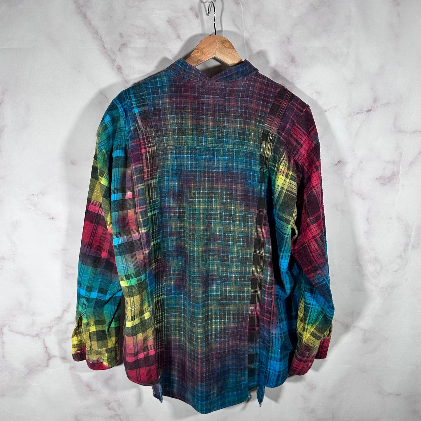 Needles Rebuild 7-Cut Tie Dye Flannel