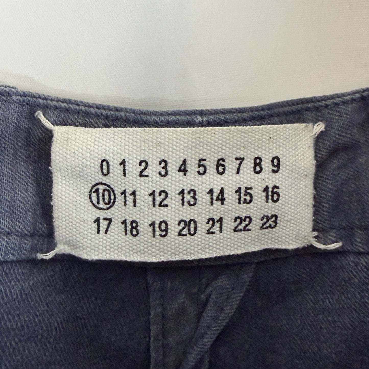 Maison Margiela French Blue Slim Cargo Pants