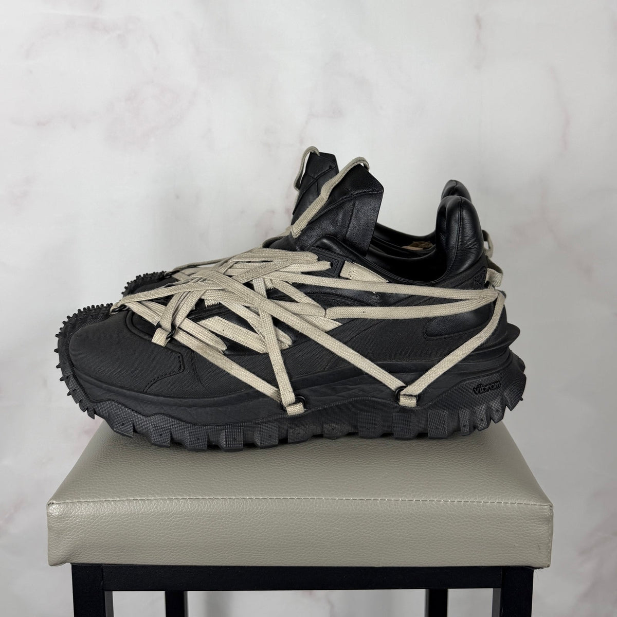 Rick Owens x Moncler Trailgrip Megalace Black