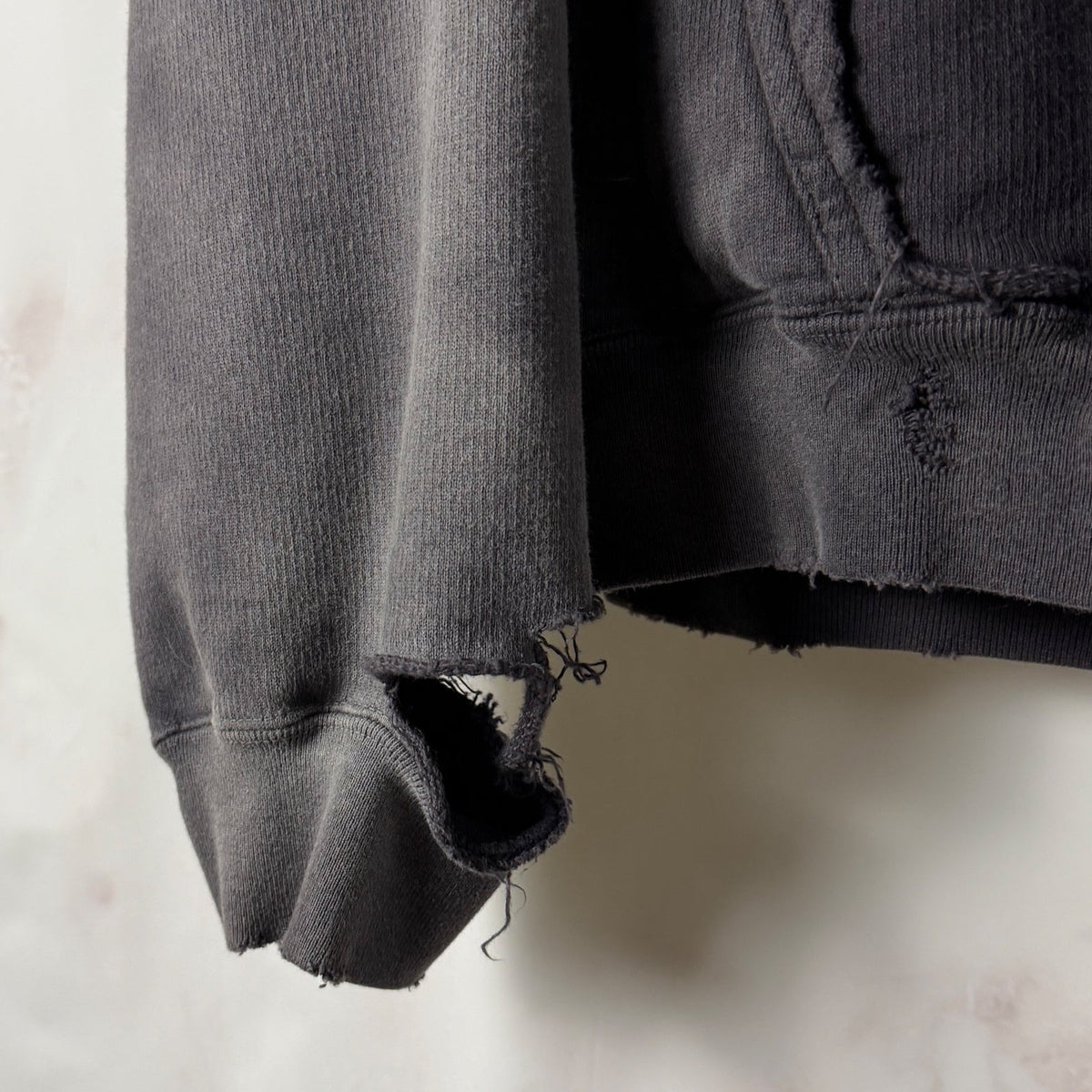 Maison Mihara Yasuhiro Sun Faded Distressed Hoodie