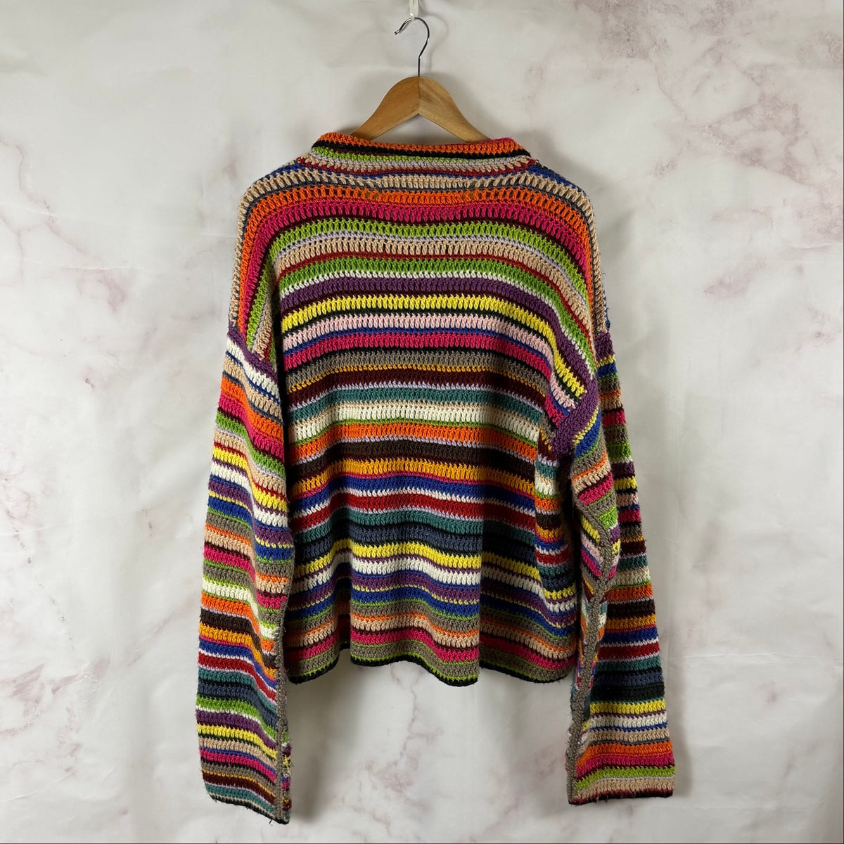 Cactus Plant Flea Market Crochet Knit Cardigan
