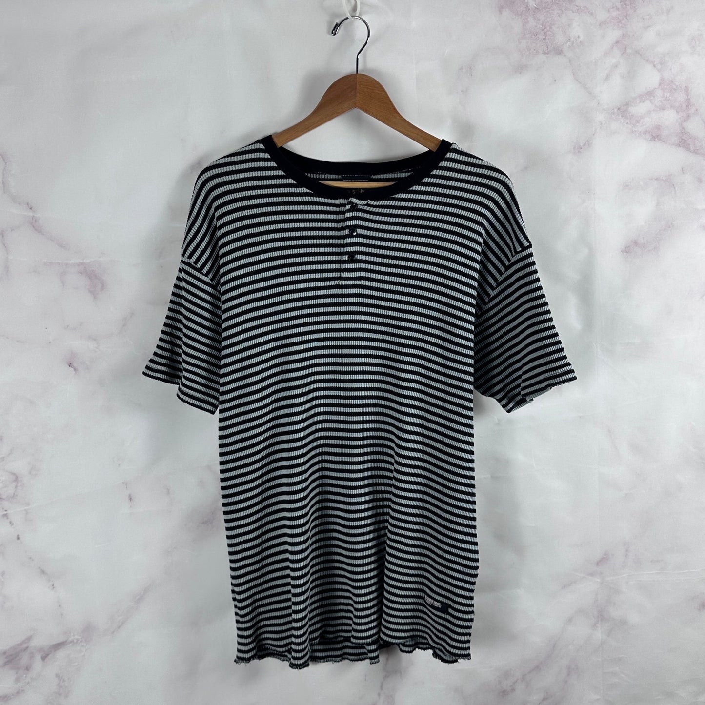Neighborhood Japan Striped Henley Tee