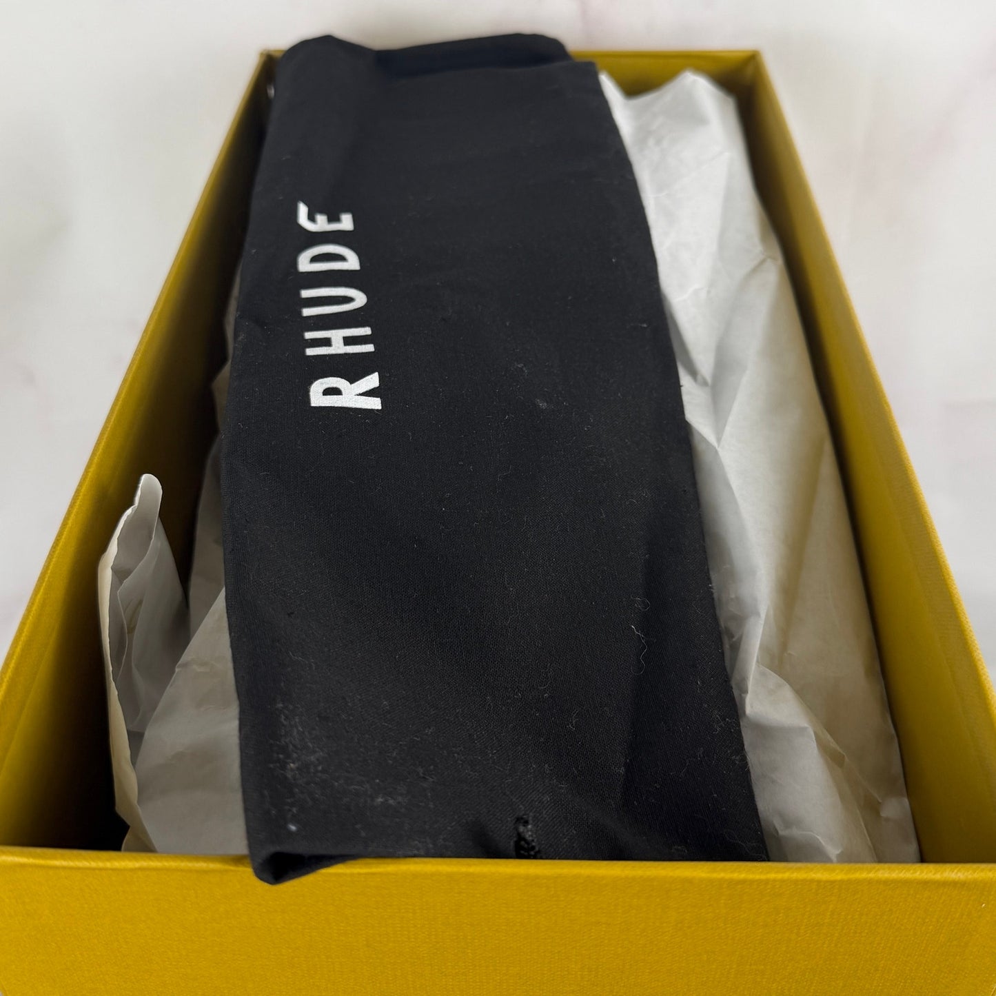 Rhude Crocodile Lug Black Loafer