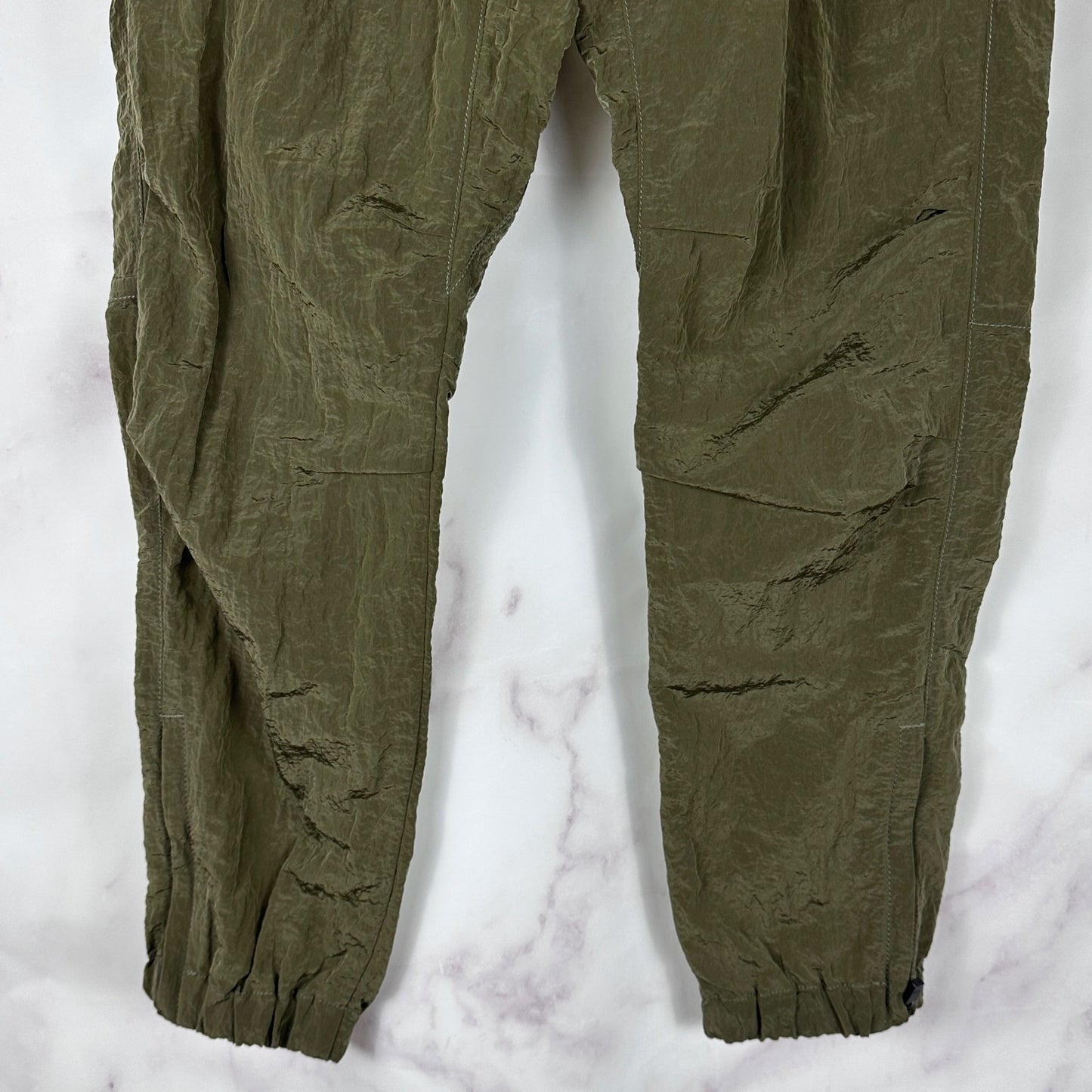 Nano Universe Noble Nylon Olive Green Jogger