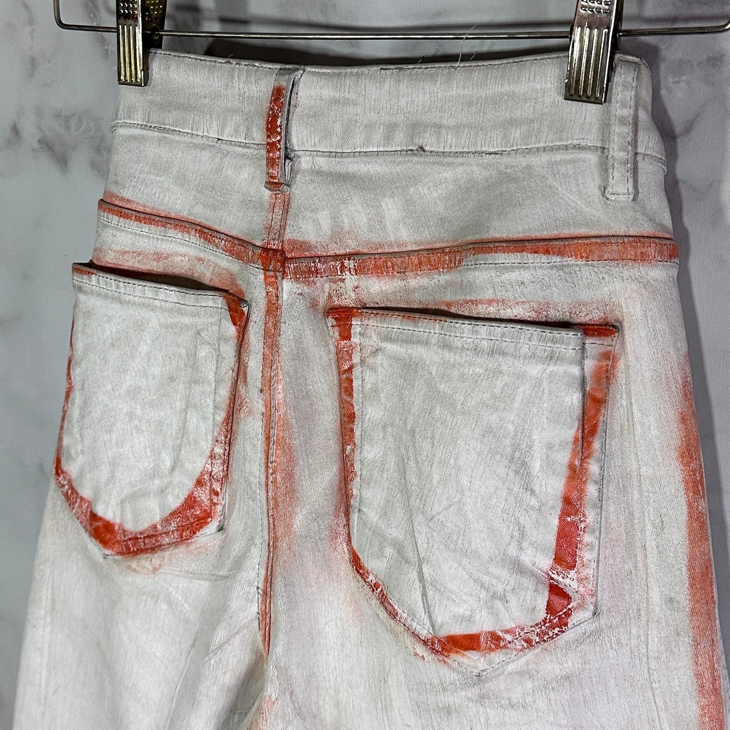 Rick Owens DRKSHDW Painted Wax Nagakin Denim by Nyree Morrison