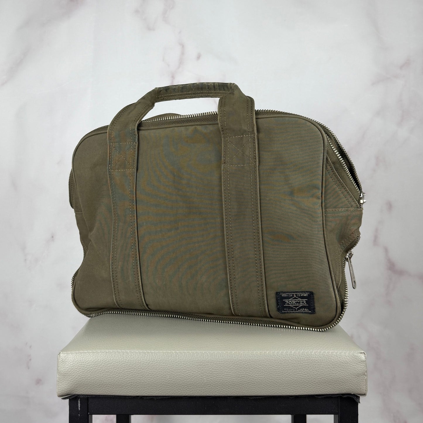 Porter Yoshida & Co. Olive Briefcase Bag