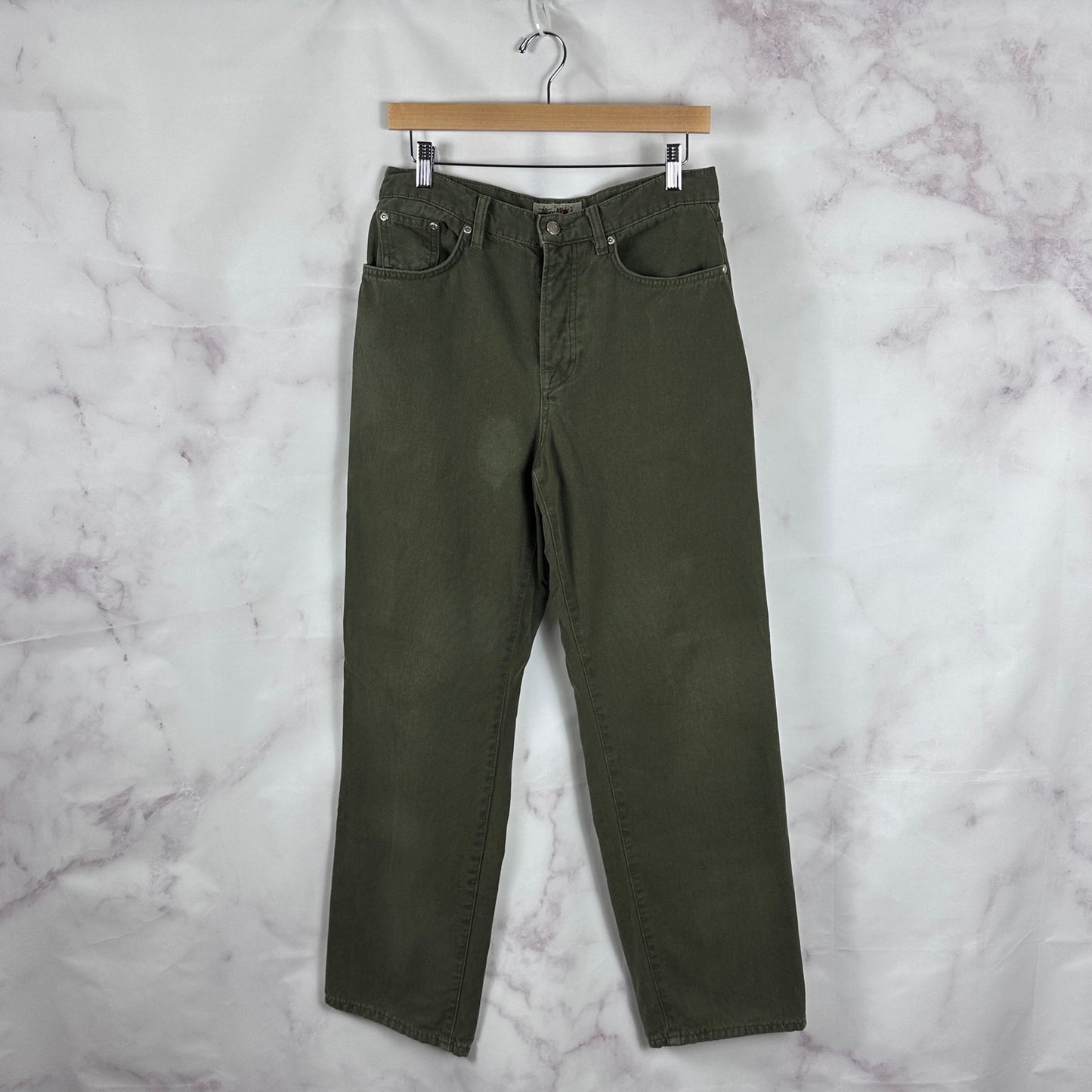 Stussy Big Ol Jean Olive Green Denim
