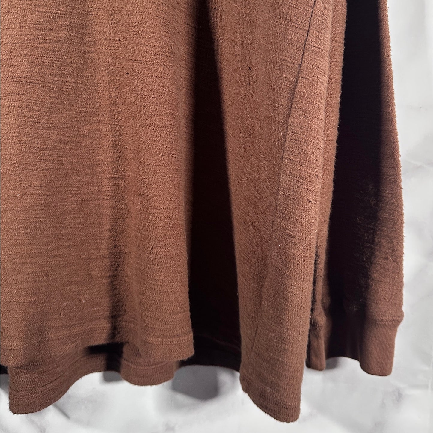 Hidden NY Brown Slub Henley Longsleeve