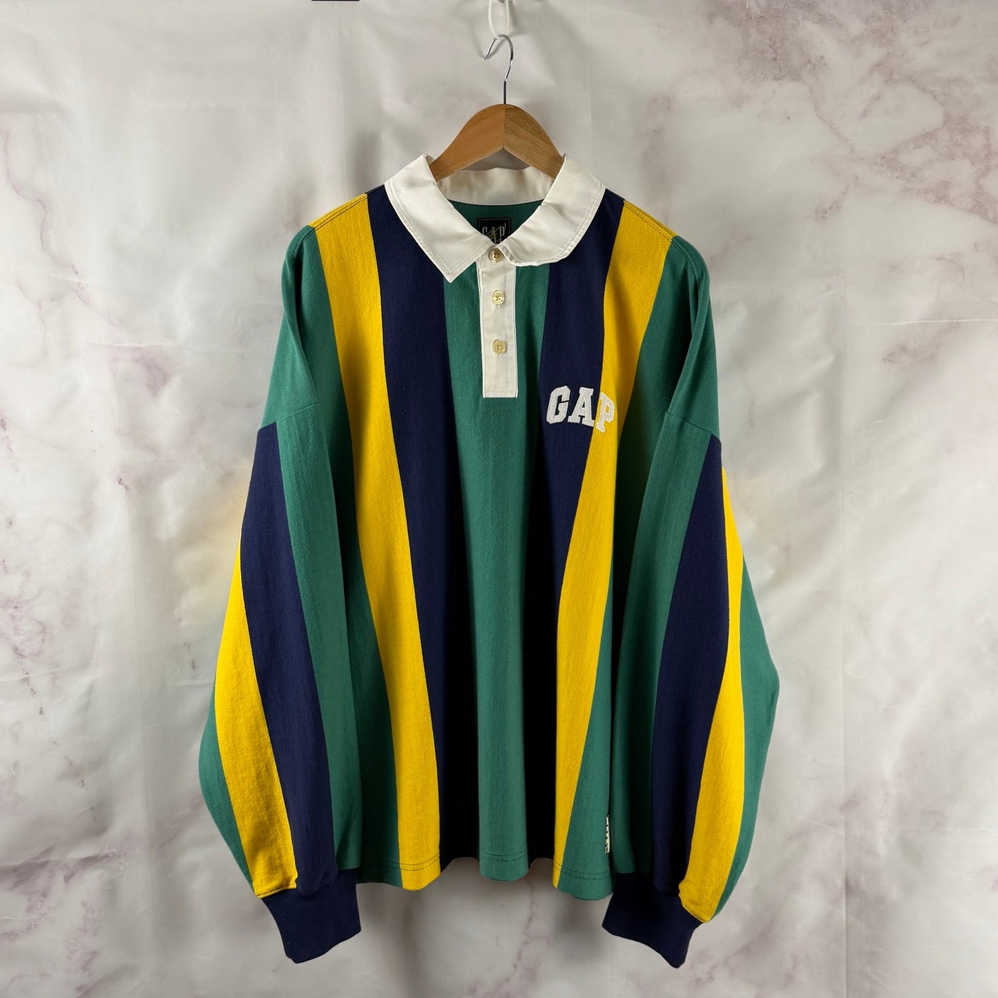 Sean Wotherspoon x Gap Oversized Striped Polo Shirt