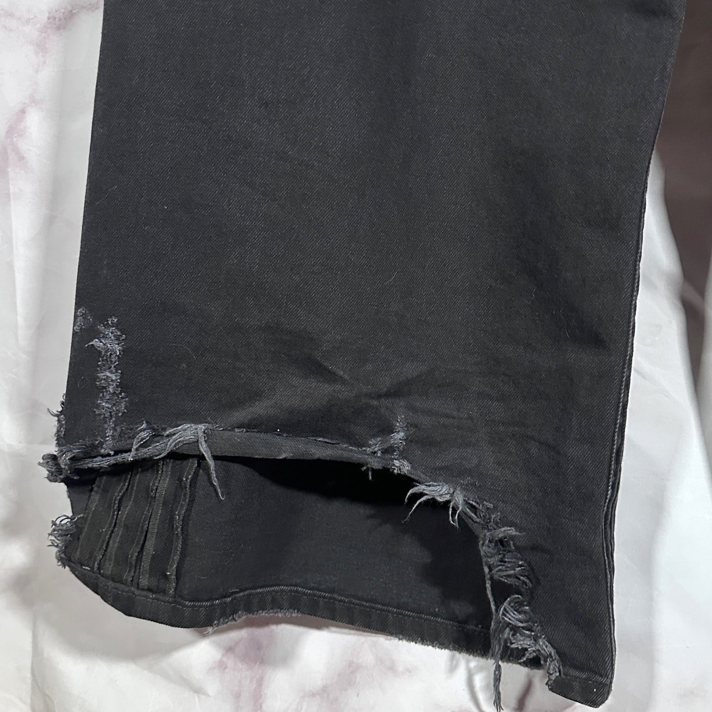 Vetements Black Destroyed Denim