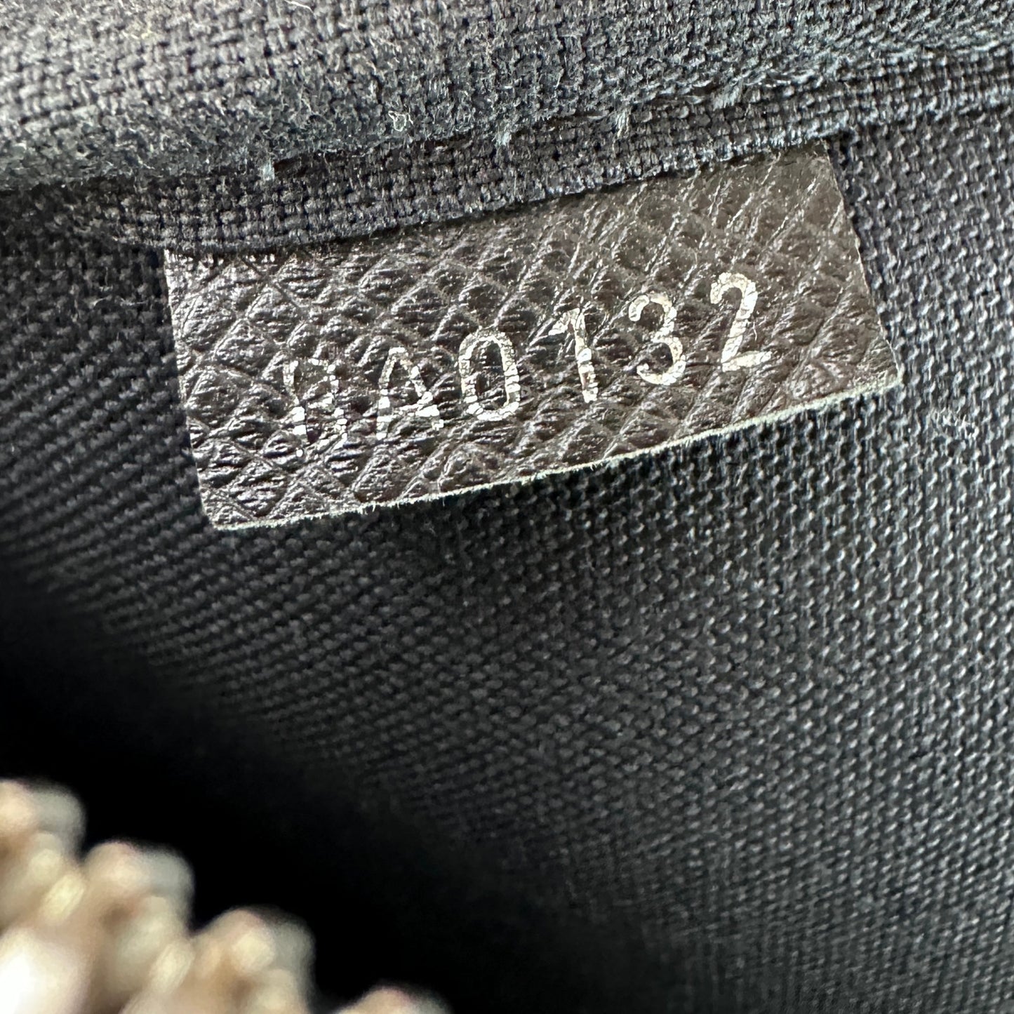 Louis Vuitton Black Leather Computer Case