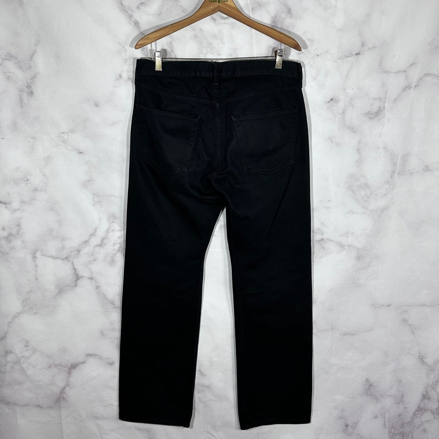 Comme des Garcons Junya Watanabe Man 2002 Black on Black Biker Patch Denim