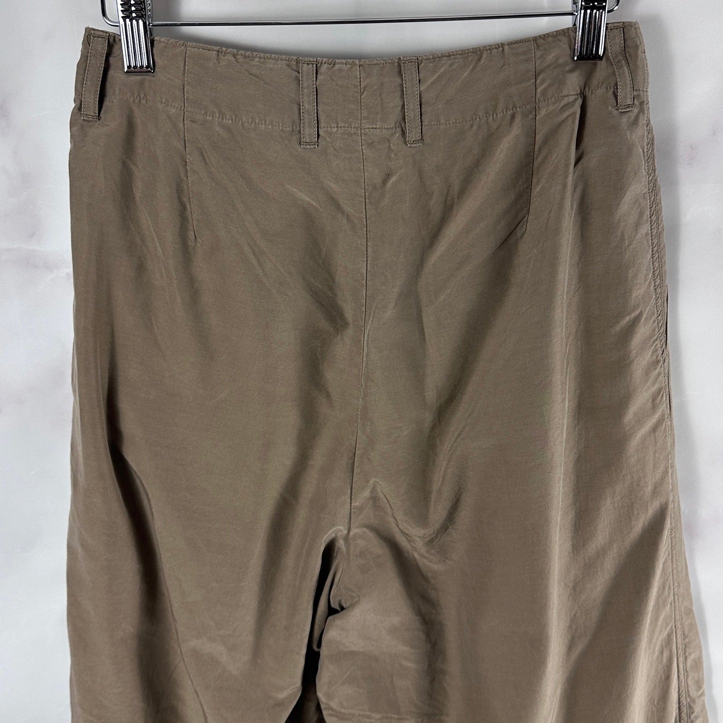 Auralee S/S20 Tan Silk Cotton Cloth Wide Pants