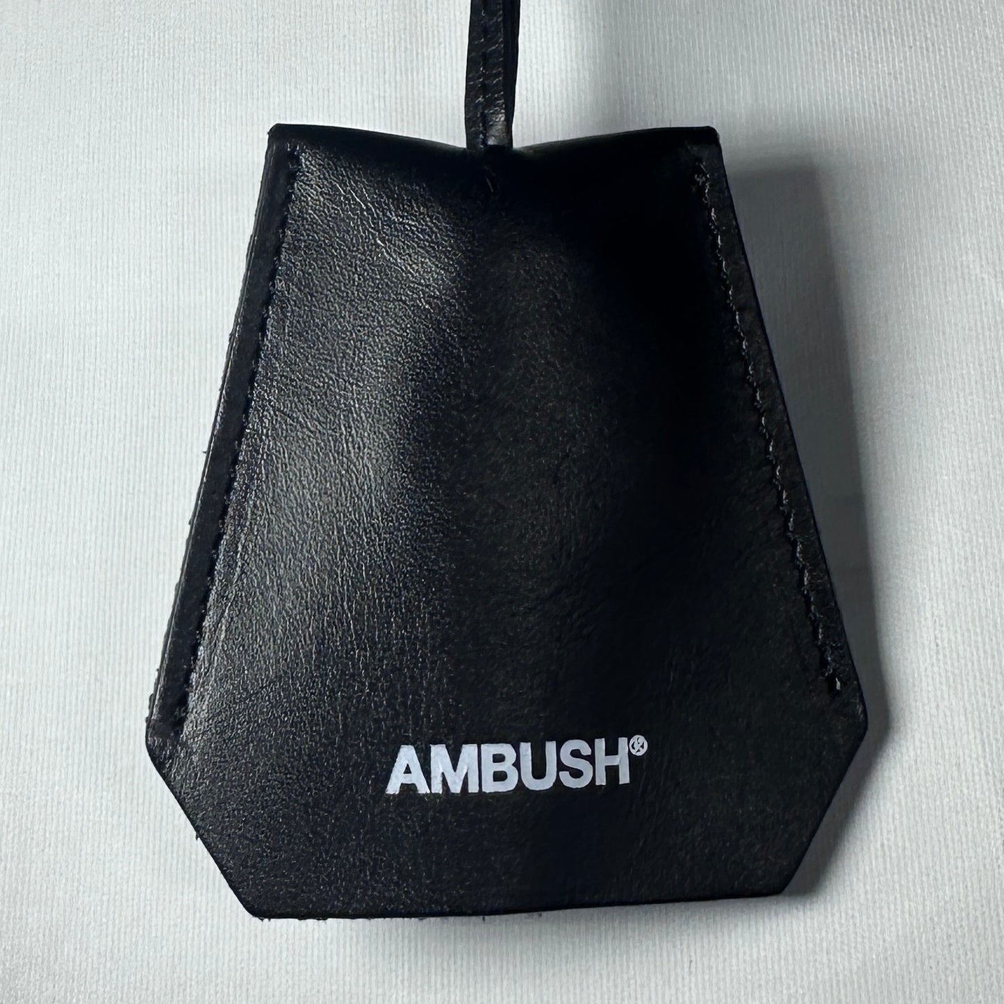 Ambush Black Leather Keycase Pendant