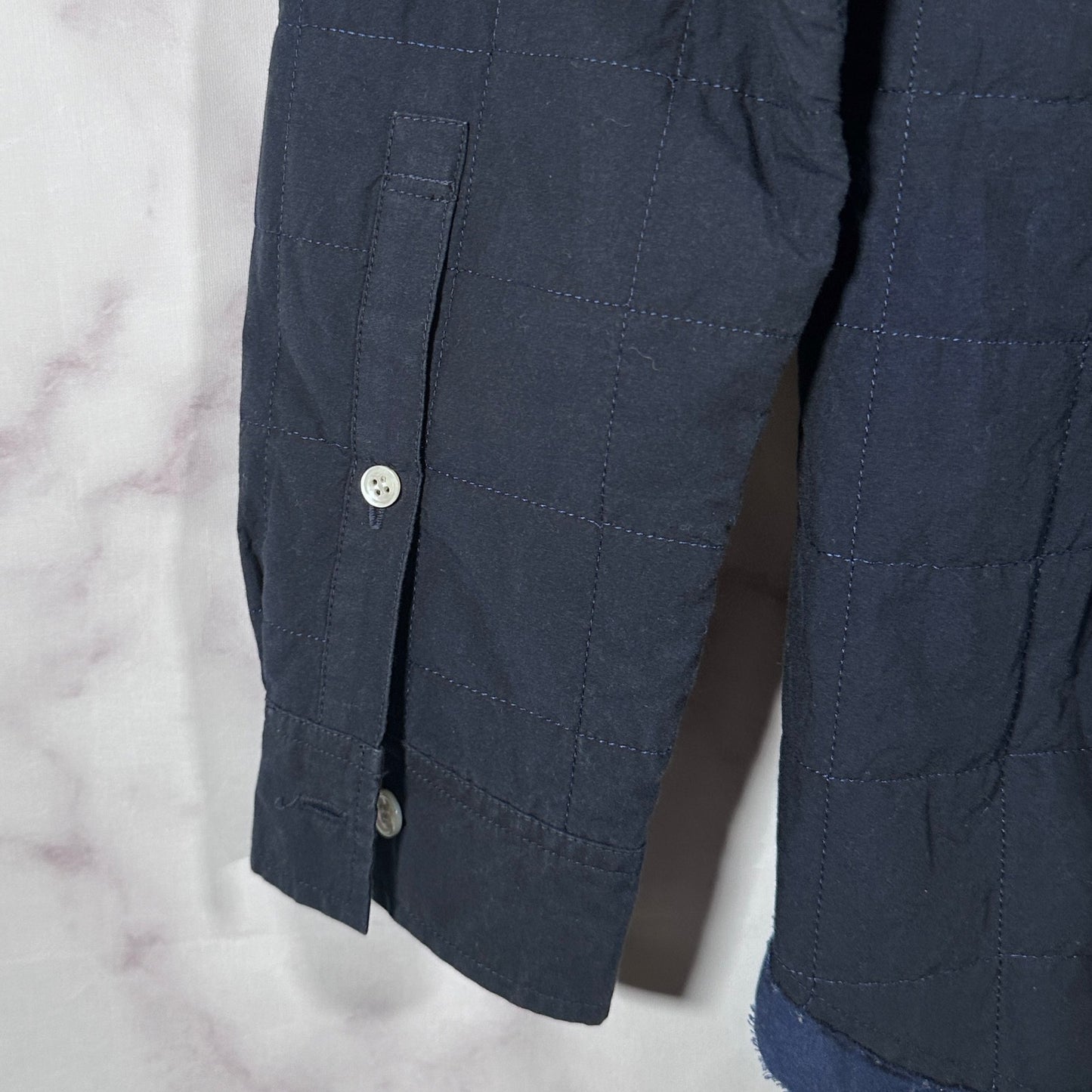 John Undercover Navy Quilted Shirt