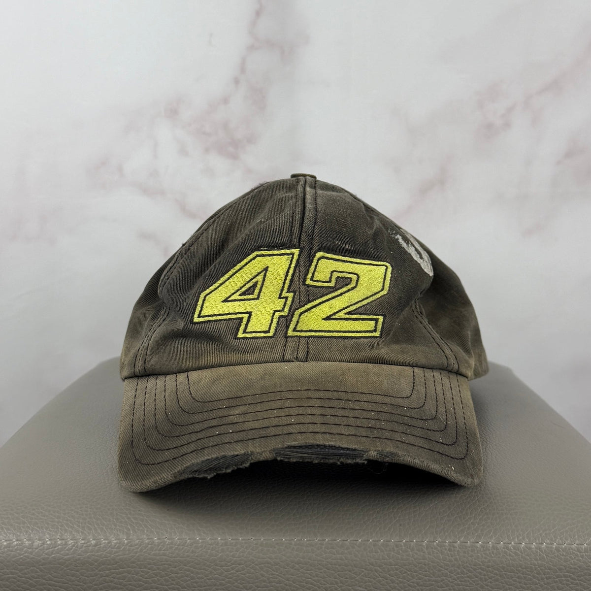Vintage 90s Kyle Petty #42 Winston NASCAR Sun Faded Hat