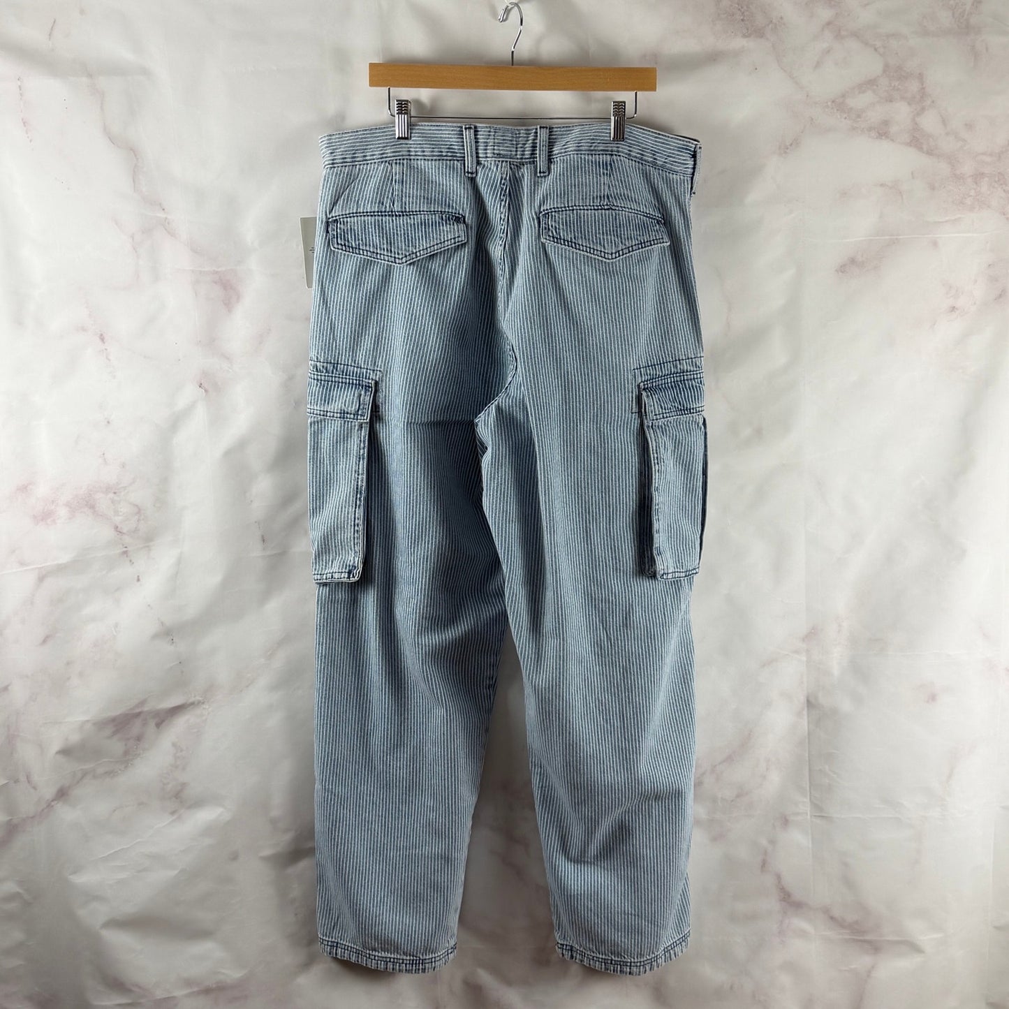 Sean Wotherspoon x Gap Railroad Stripe Cargo Baggy Denim