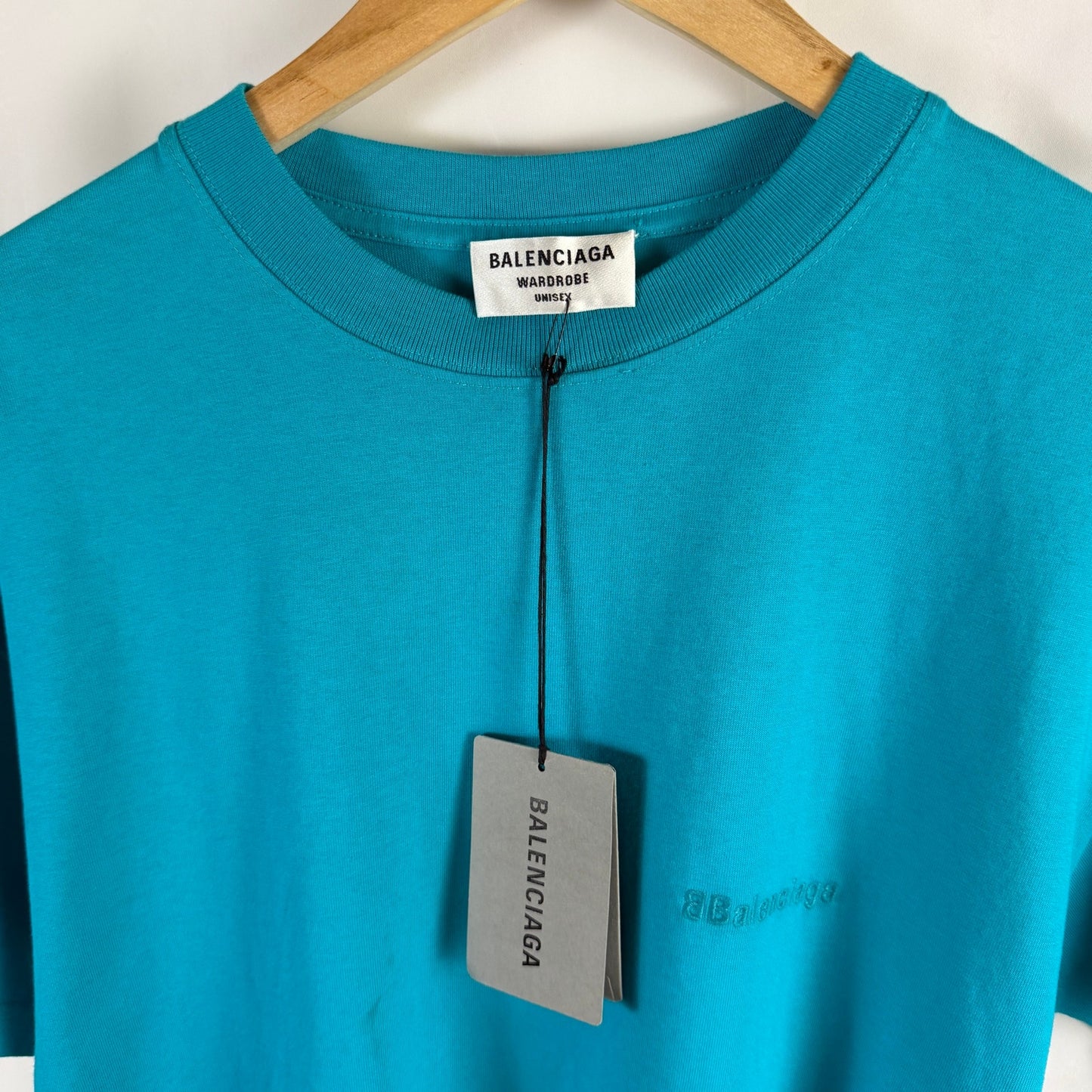 Balenciaga YE24 Turquoise Jersey Tee