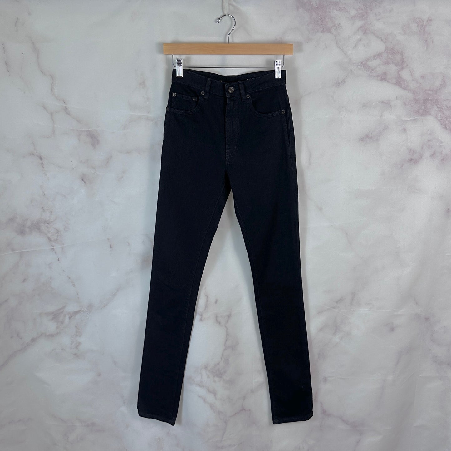 Saint Laurent Paris D04 Women's Skinny Black Denim