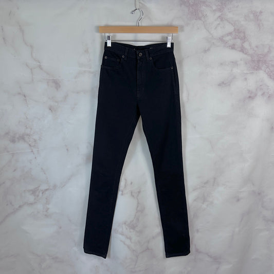 Saint Laurent Paris D04 Women's Skinny Black Denim