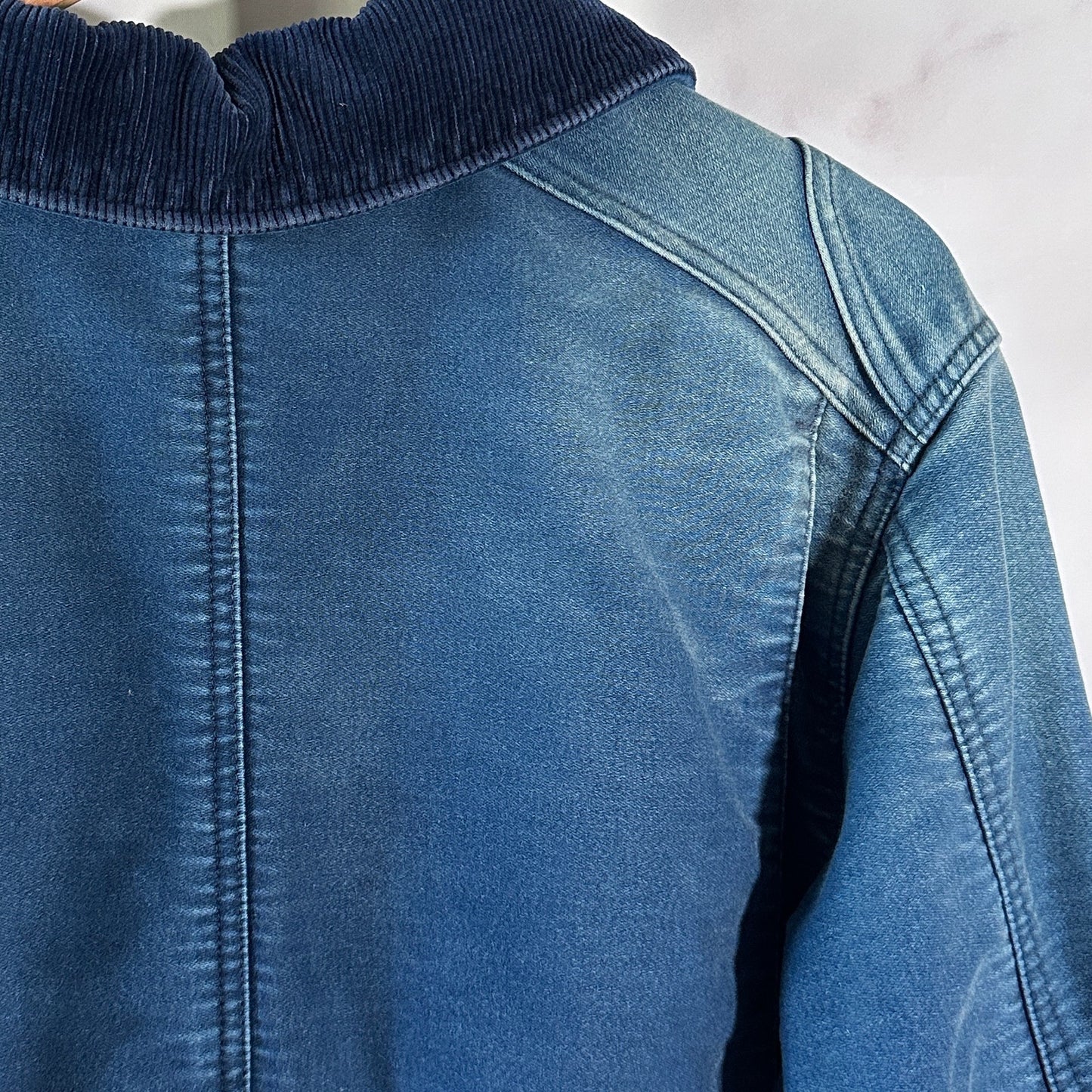 Visvim F/W13 Minie Indigo DMGD Moleskin Hunting Jacket