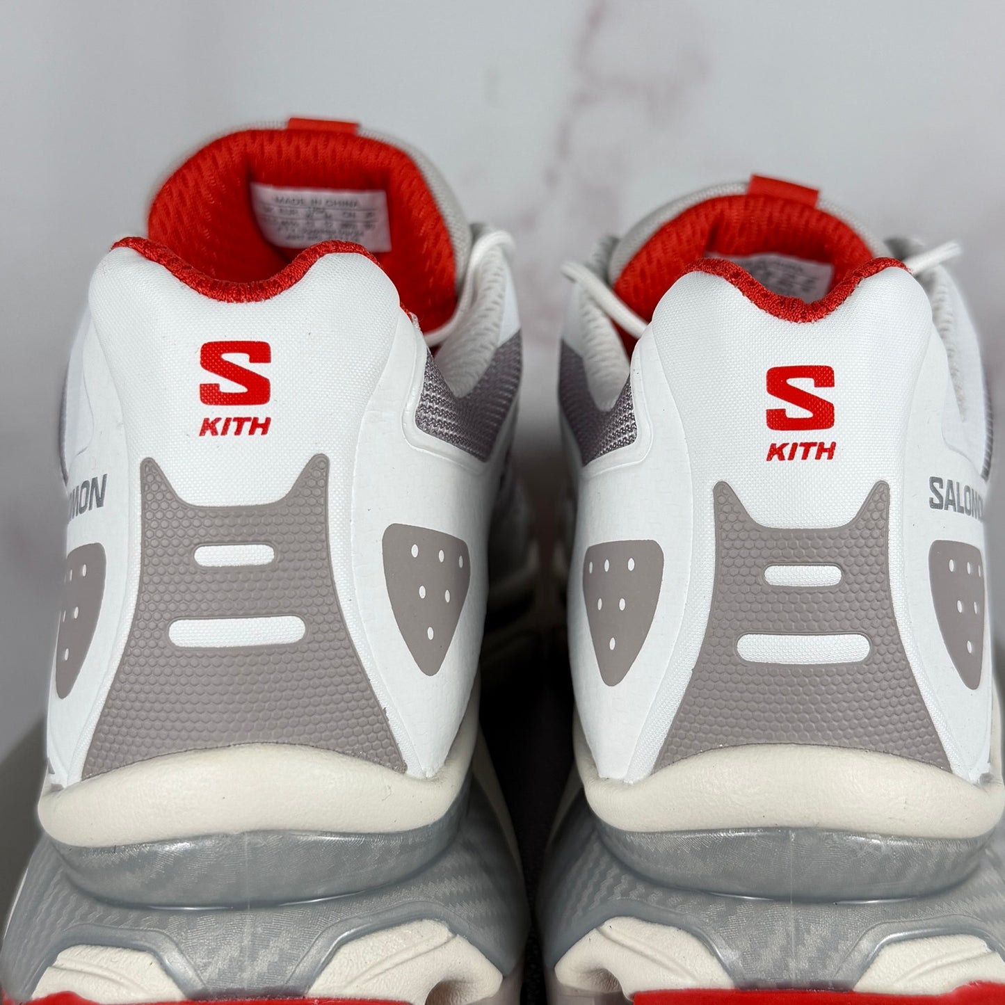Salomon x Kith XT-4K White/Red ‘Kithmas’