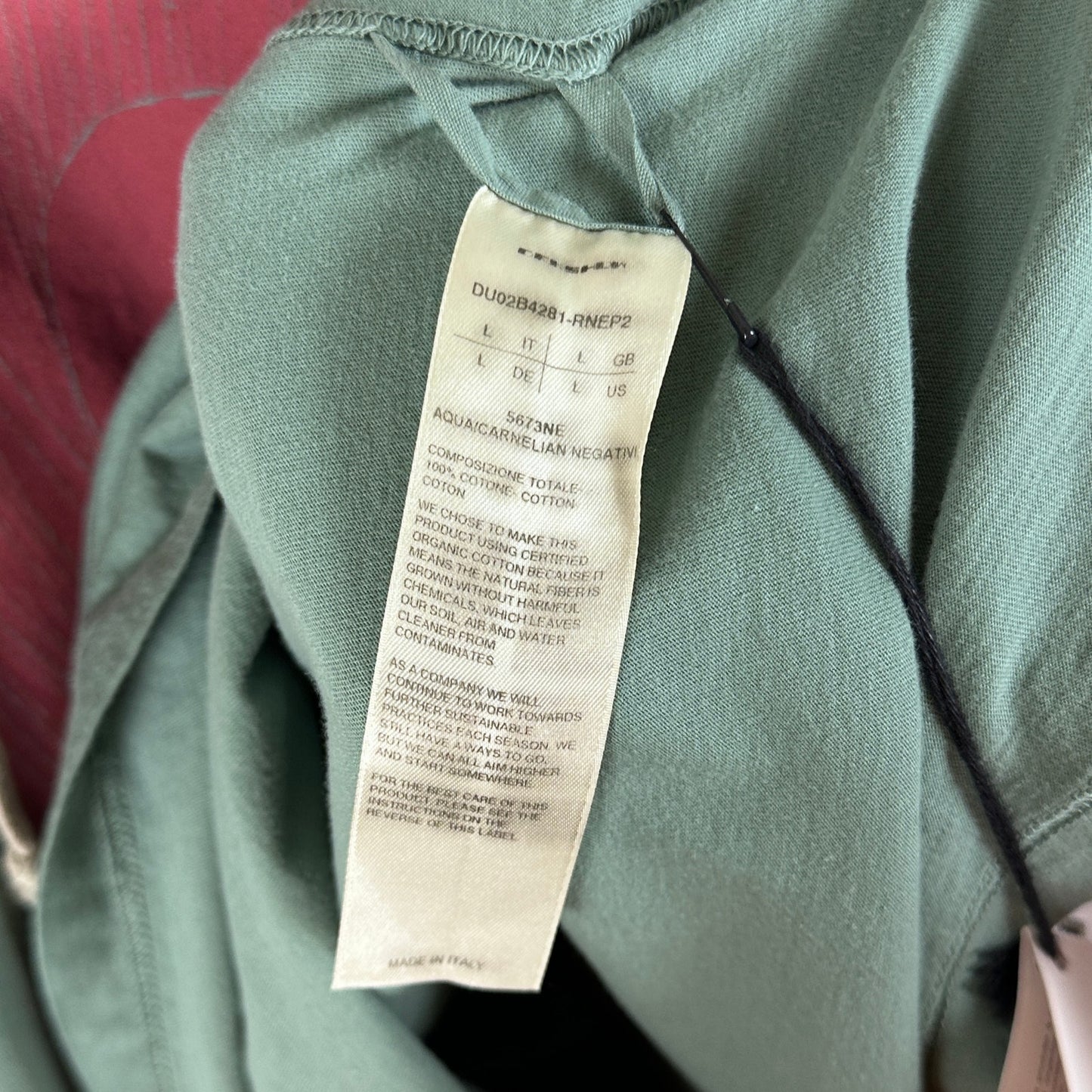 Rick Owens DRKSHDW Hustler Aqua Layered Hoodie