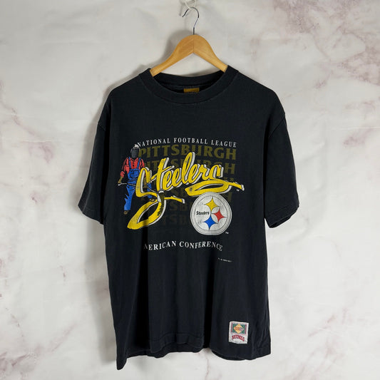 Vintage Pittsburgh Steelers 1993 Nutmeg Black Graphic Tee