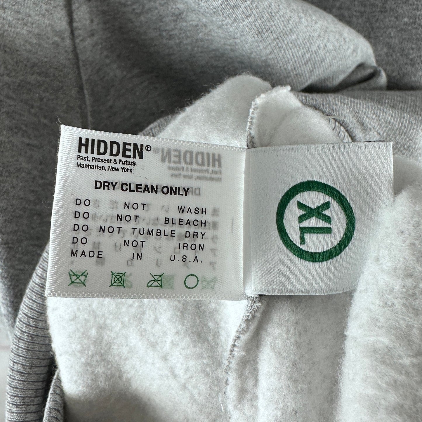 Hidden NY x Annie Grey Panelled Raglan Crewneck Sweatshirt