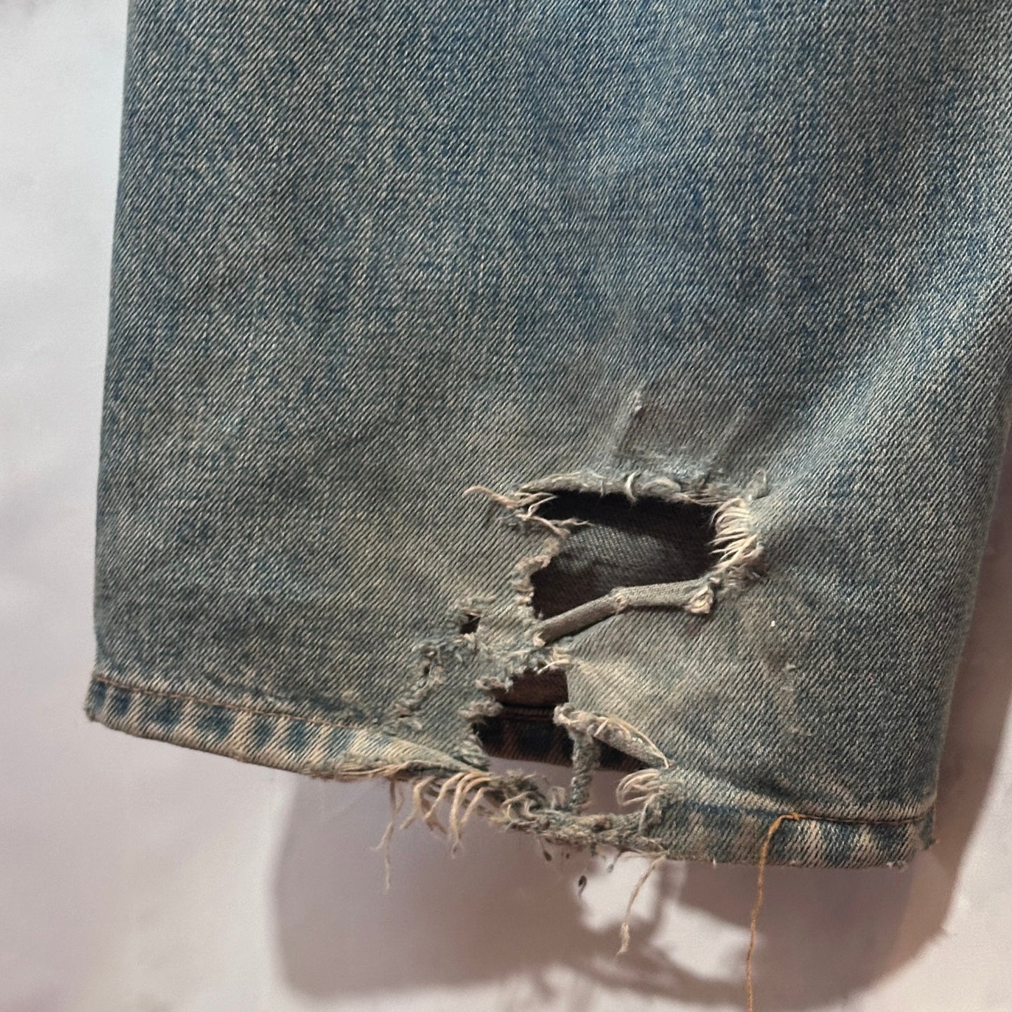 Balenciaga Jeans Camo Double Waisted Denim
