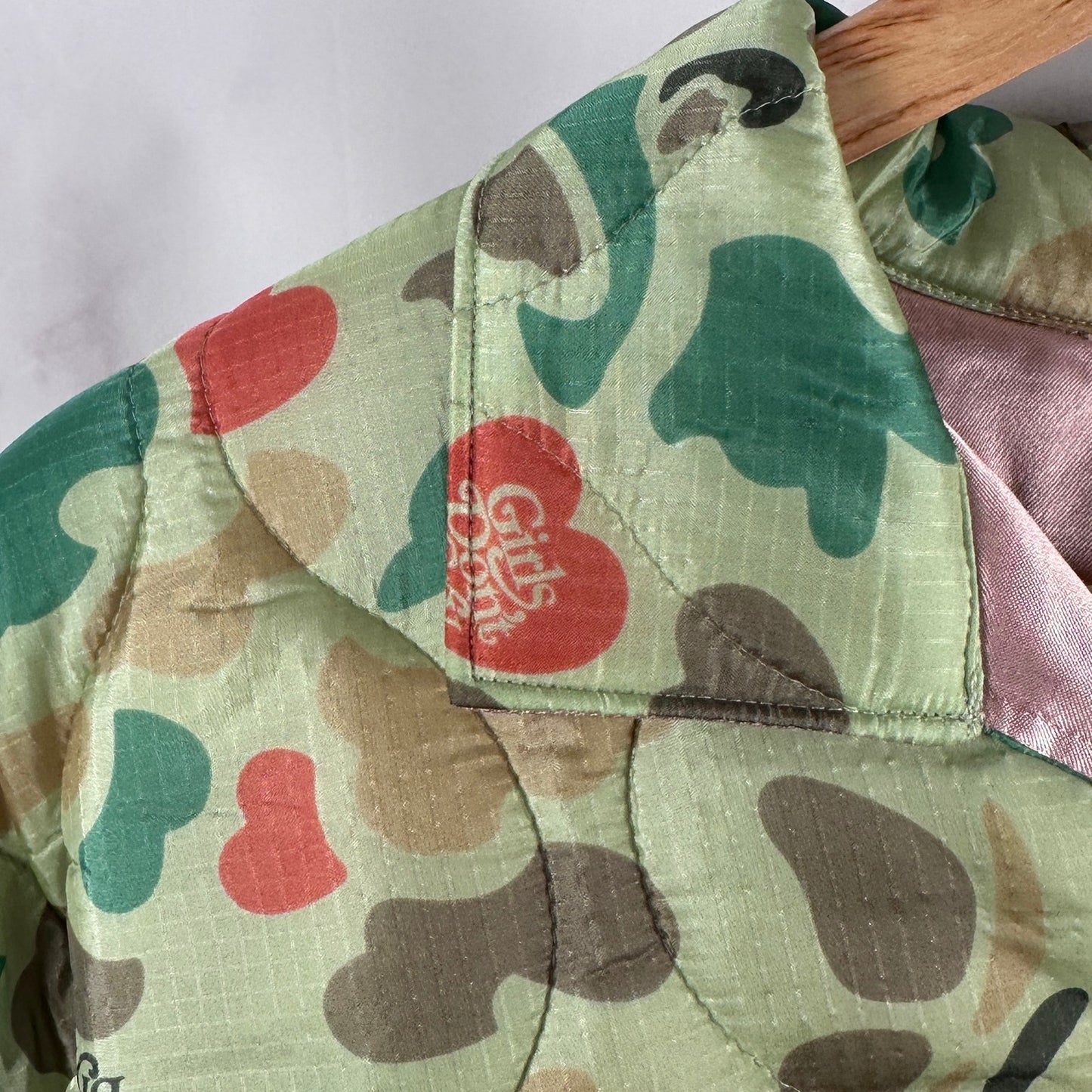 Human Made x Girls Don’t Cry Green Heart Camo Jacket