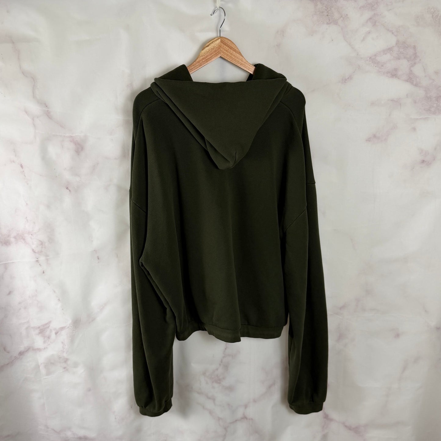 Greg Ross Green Heavyweight Zip-Up Hoodie
