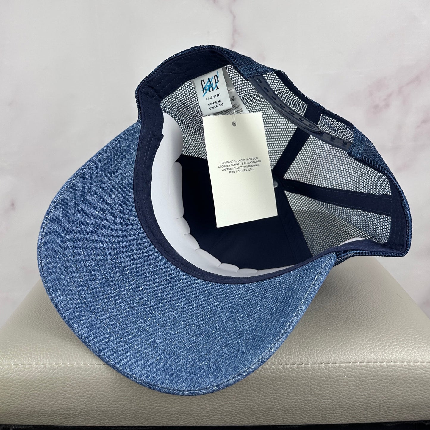 Sean Wotherspoon x Gap Re-Issue Denim & Mesh Logo Baseball Hat