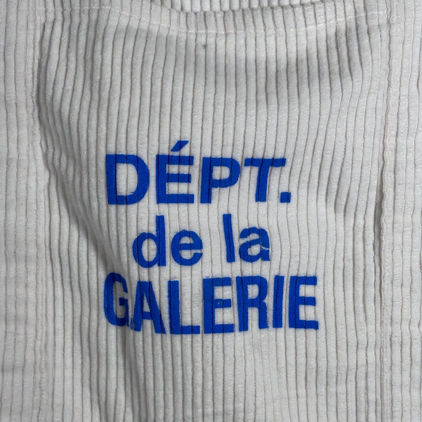 Gallery Dept. White Corduroy Tote