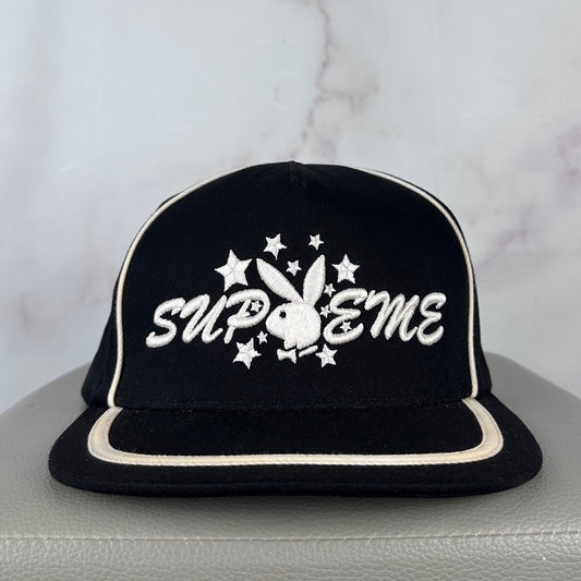 Supreme S/S21 Playboy Black 5-Panel Hat