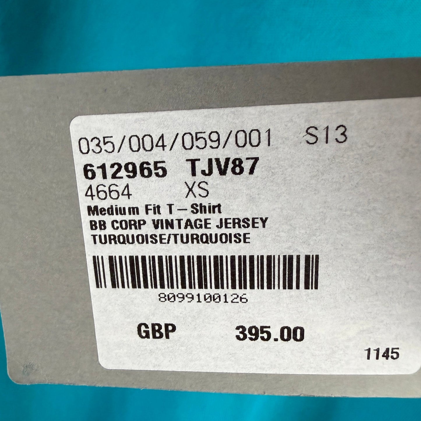 Balenciaga YE24 Turquoise Jersey Tee