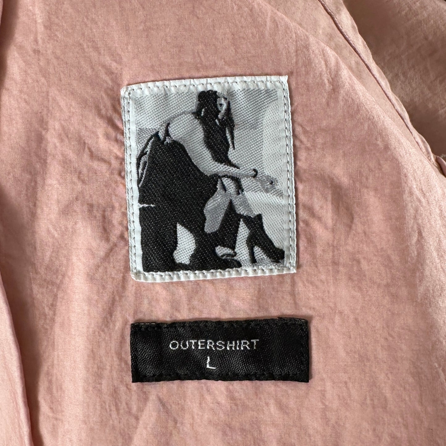 Rick Owens DRKSHDW S/S23 Edfu Faded Pink Outershirt