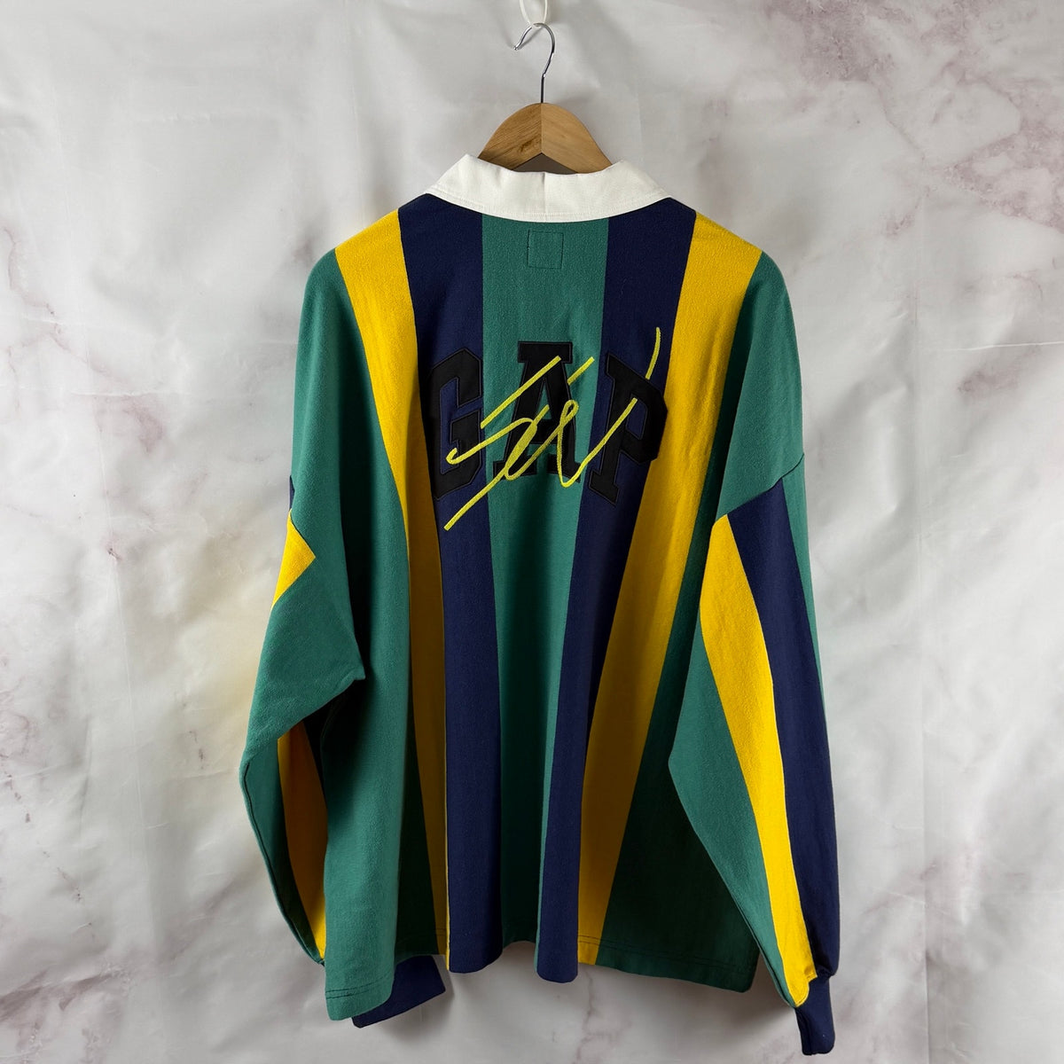 Sean Wotherspoon x Gap Oversized Striped Polo Shirt