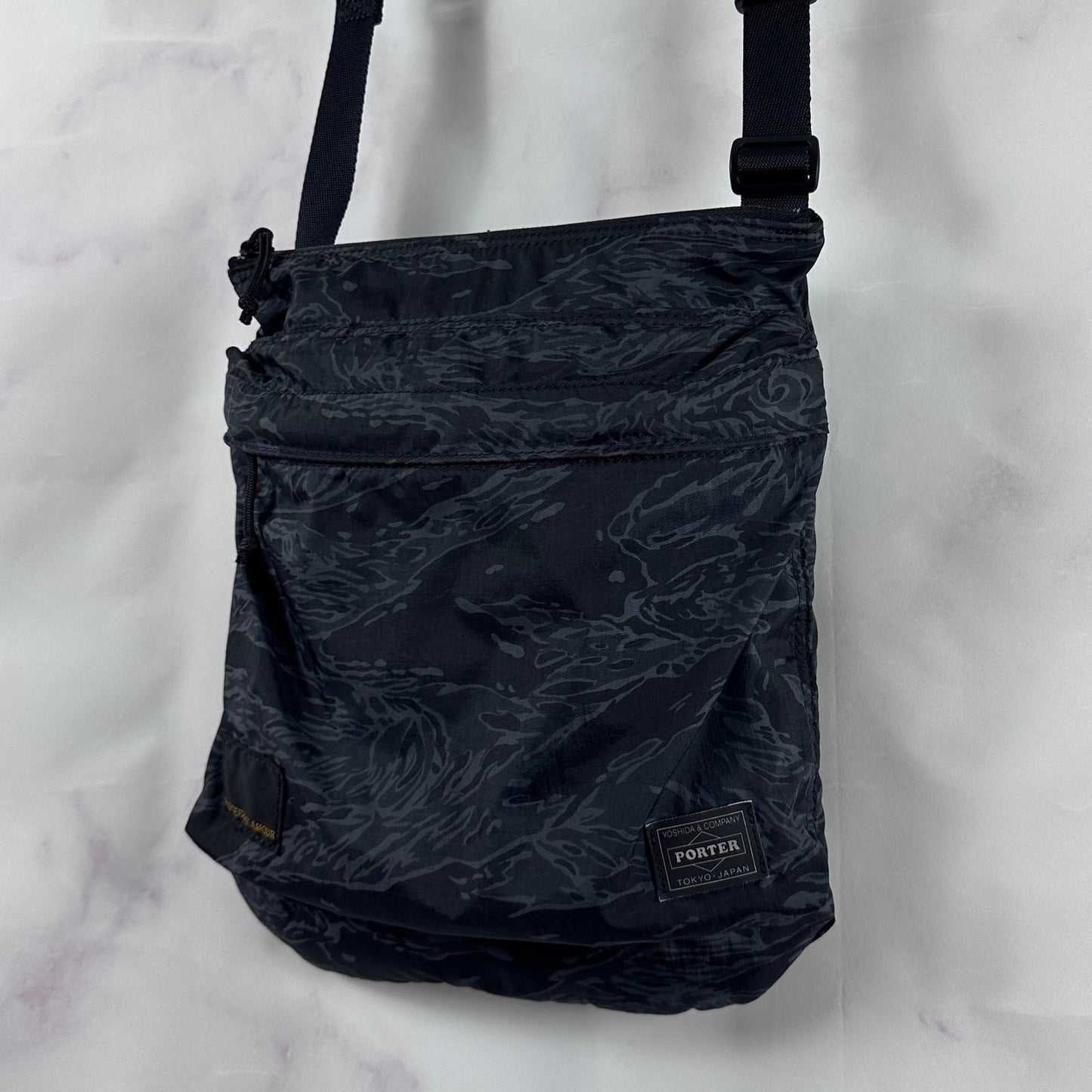 Hysteric Glamour x Porter Yoshida & Co. Black Tiger Camo Sidebag