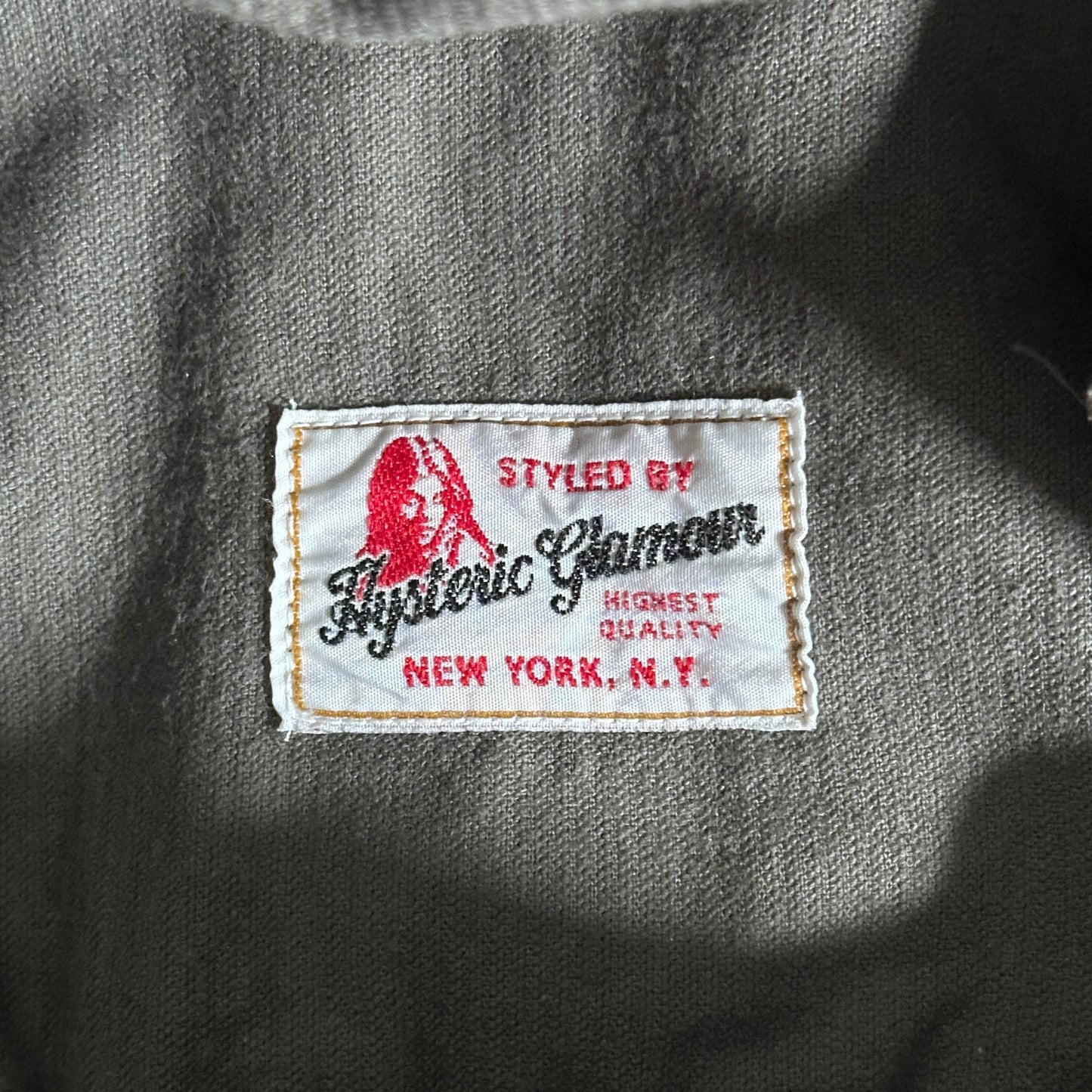 Hysteric Glamour Corduroy Embroidered Cargo Shorts