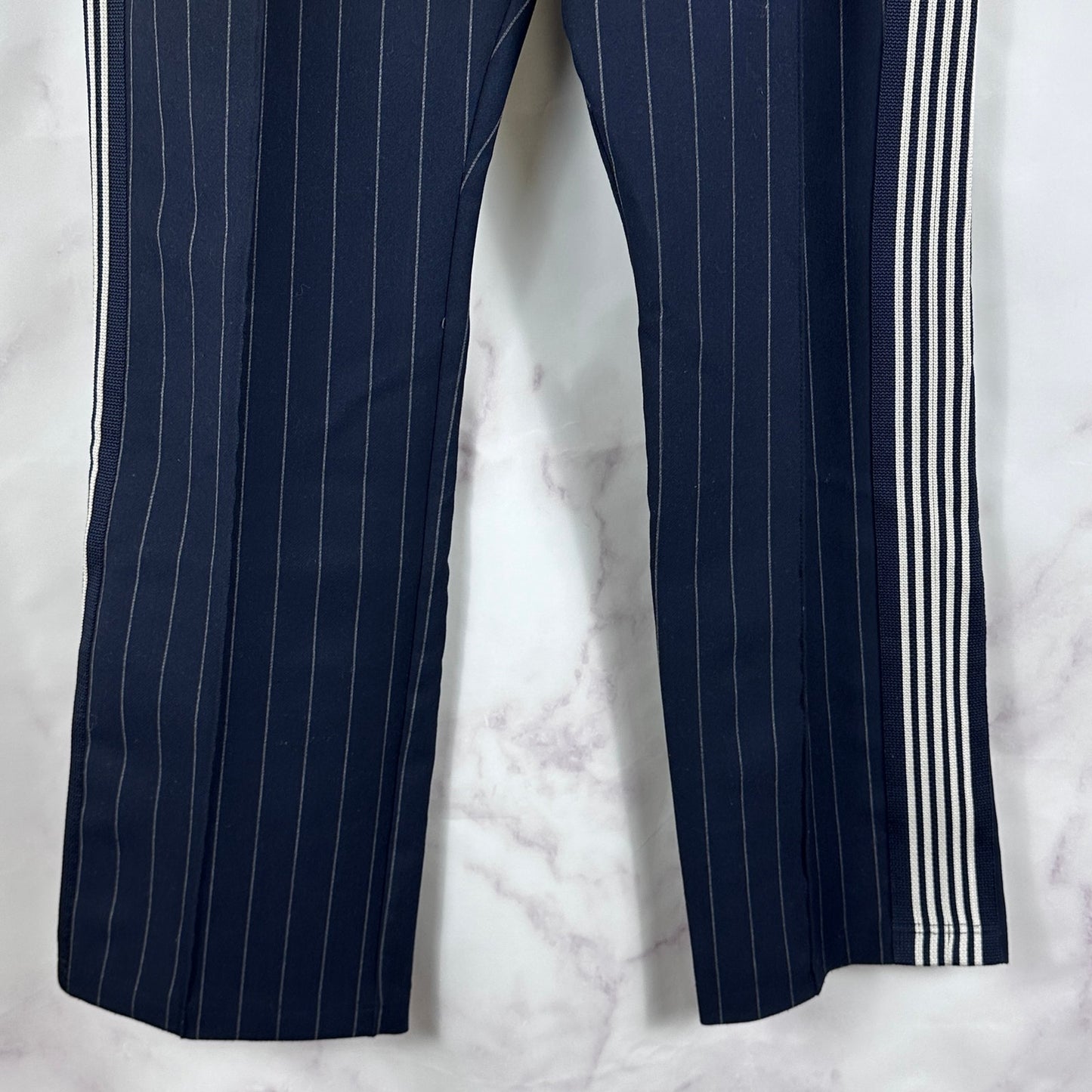 Needles x Kith Double Knit Navy Striped Track Pants