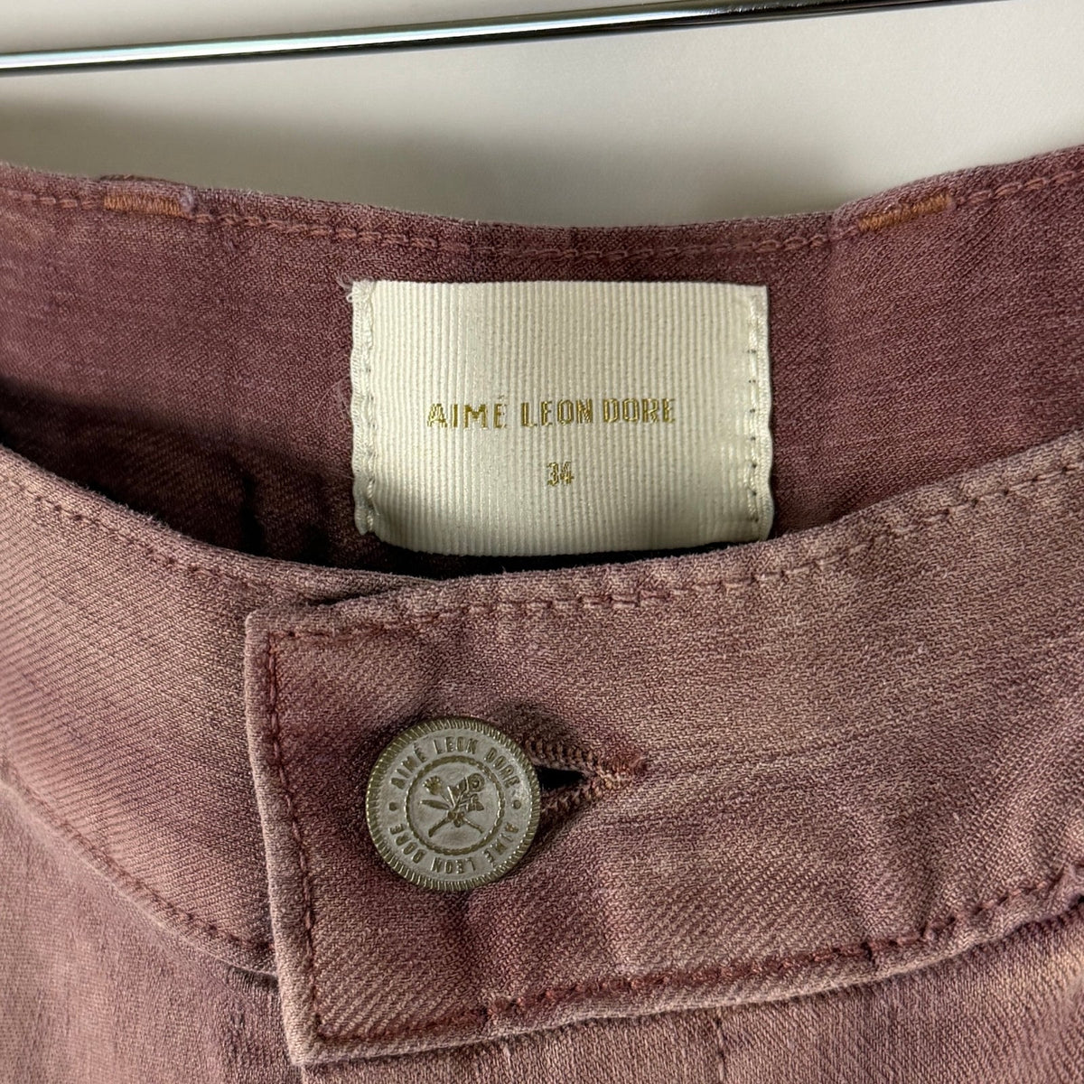 Aime Leon Dore Linen Blend Henna Wash Carpenter Pant