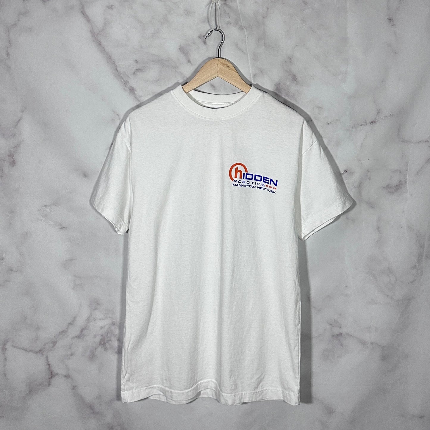 Hidden NY White Robotics Tee
