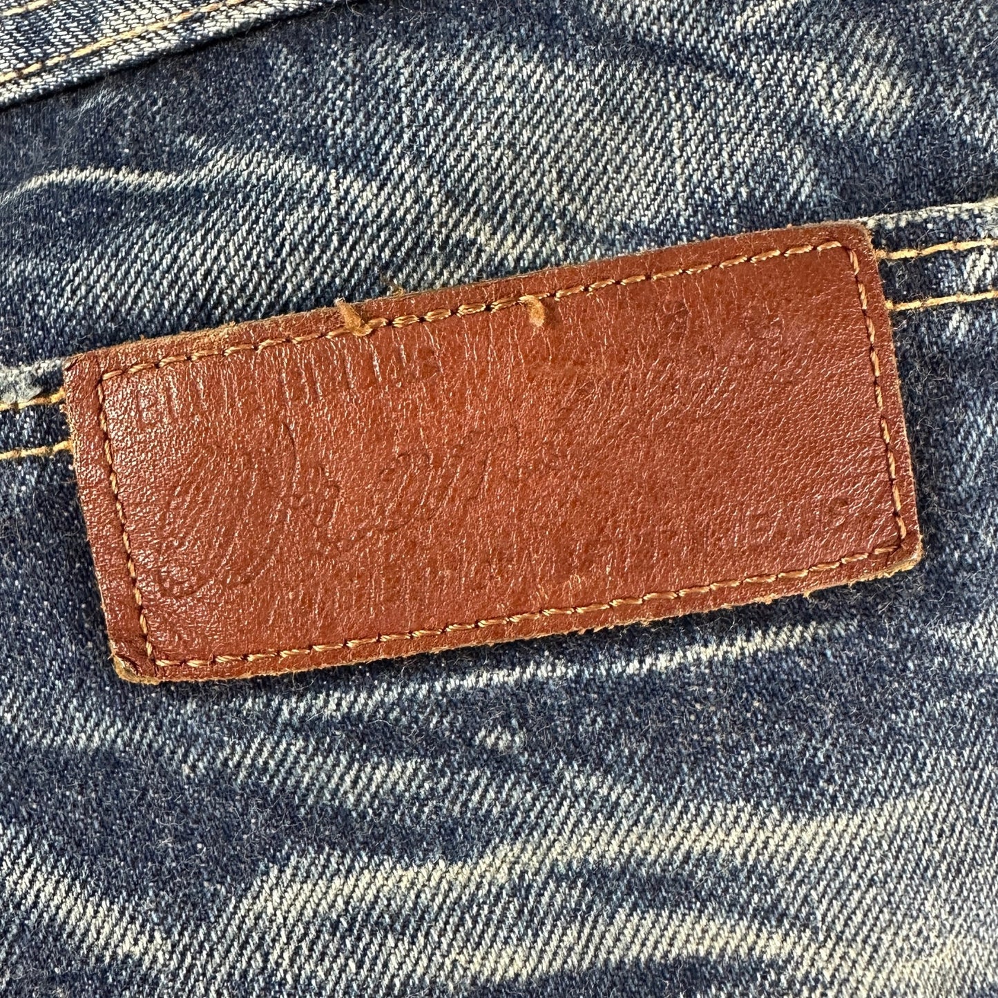Vintage Japanese Sanforized Repaired Selvedge Wrangler Big BenDenim Jeans