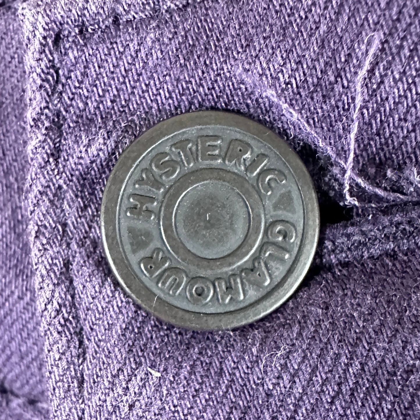 Hysteric Glamour Purple All-Over Print Pants