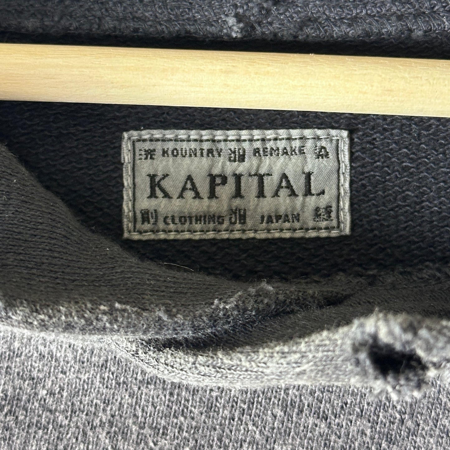 Kapital Kountry Thriller Black Jewel Hoodie