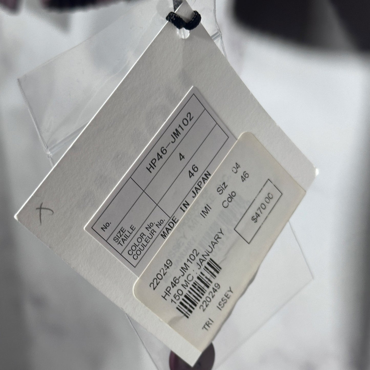 Issey Miyake Homme Plisse Mauve Longsleeve Polo Shirt