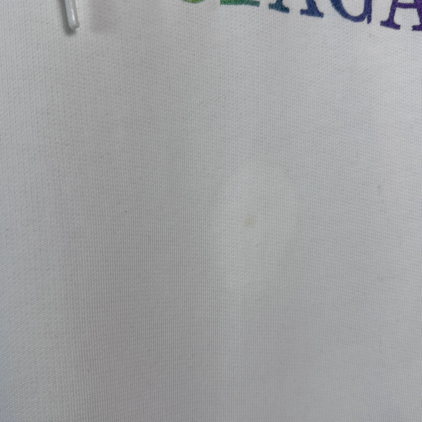 Balenciaga Rainbow Crest White Hoodie