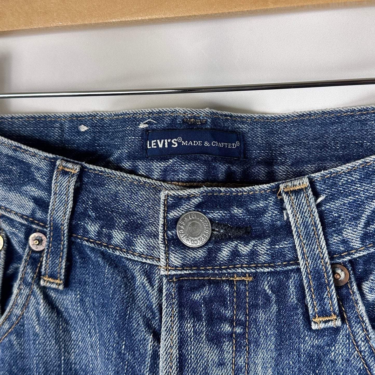 Levi’s Made & Crafted Selvedge Patchwork Repaired 501 Denim